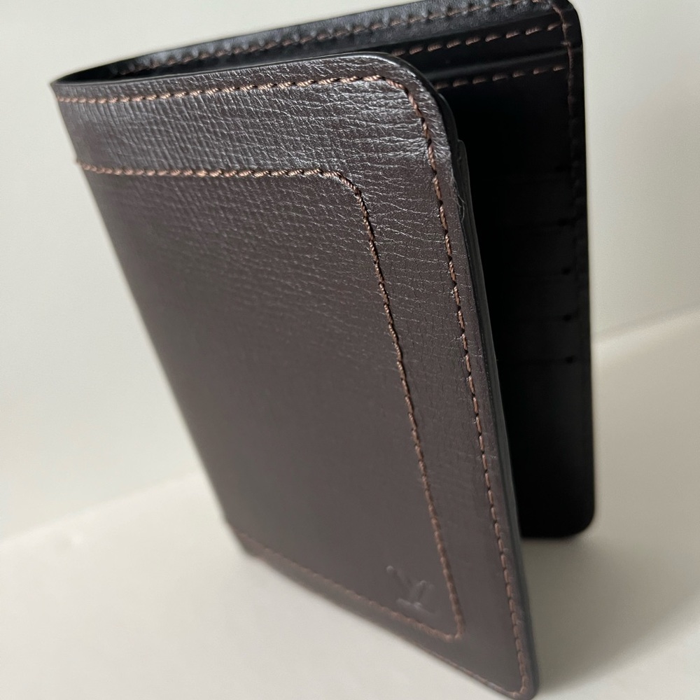 Louis Vuitton Utah Leather Long Bifold Wallet - Vintage Collector Item